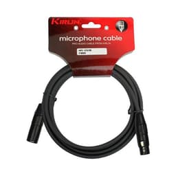 Cable Para Microfono Kirlin Negro 10Mts Mpc-470Pb-10