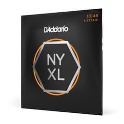 Set Cuerdas Guitarra Electrica 10-46 NYXL1046 Daddario Plateado Metalico