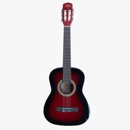 Guitarra Acustica para Nino Bilbao BIL-12-RD + Funda Rojo