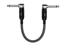 Patch cable pedal premium 0,3M Angulo IWB-203BC-03M Kirlin Negro