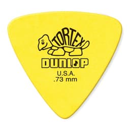 Uneta Dunlop Tortex 431 Triangulares 0.73mm Pack 6un Amarillo