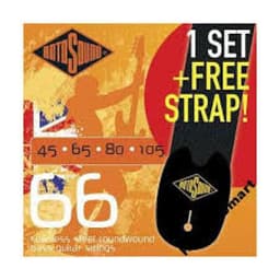 Set Bajo Electrico Swing Bass 45-105 Rs66Ld-11 Plateado Metalico