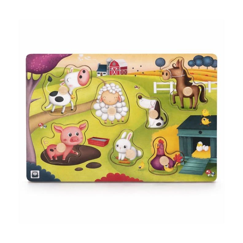 Puzzle Musical Animales de la Granja Eureka Kids