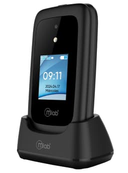 Telefono Celular Adulto Mayor 4G Doble Pantalla 2.8" DualSim Negro