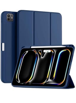 Funda Smart Cover Con Ranura Para iPad Pro 13 M5 2025 Azul