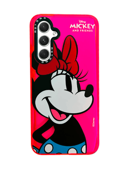 Carcasa Para Samsung A33 5G Mickey Y Minnie Disney Fucsia