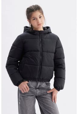 Parka Nina Basica Teen Negro 12