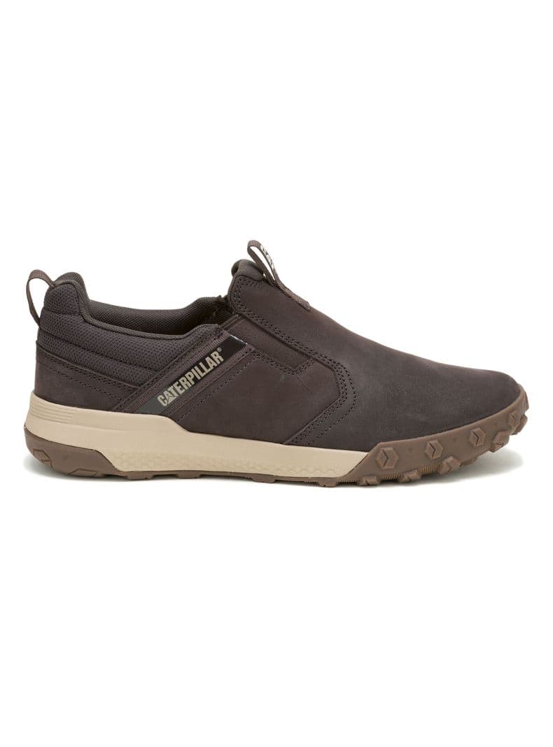 Zapatilla Urbana Slip On Cuero Hombre Hex Ready Cafe CL 40 | US 7.5 | EU 40.5 | 25.5 CM