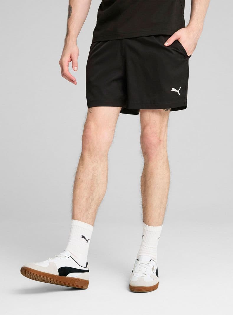 Short Ess Logo Woven Negro S