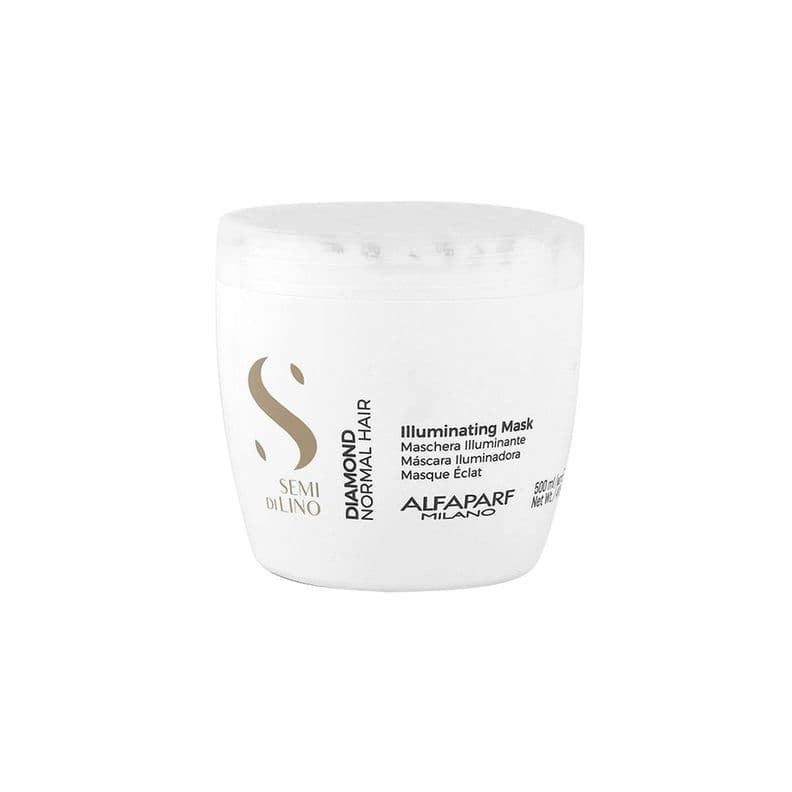 ALFAPARF Mascarilla Capilar Diamond Iluminadora Semi Di Lino 500 ml