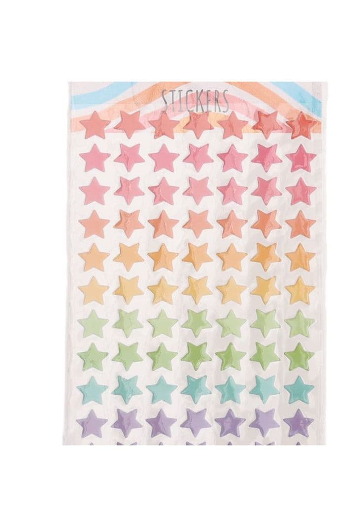 Sticker estrellas14*25cm Amarillo