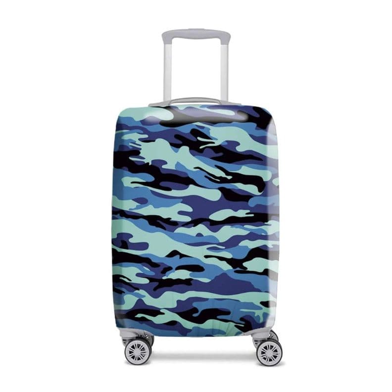 Funda Cubre Maleta Cubritas Tamano Mediano Disenos Azul Electrico M