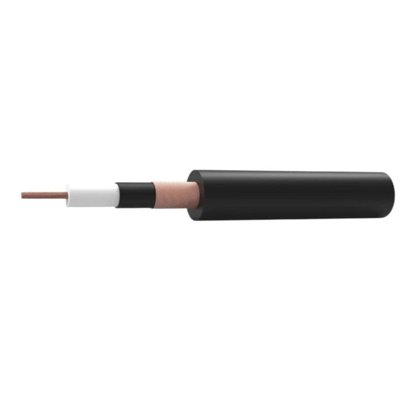 Cable Para Instrumento Kirlin Rollo 100 Mt Negro