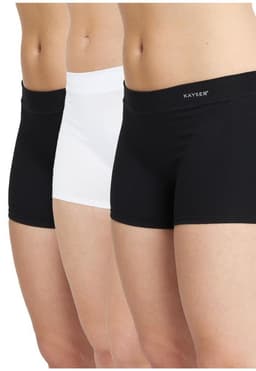 PACK 3X Boxer Mujer Algodon P320.0640-NEG Kayser Negro S