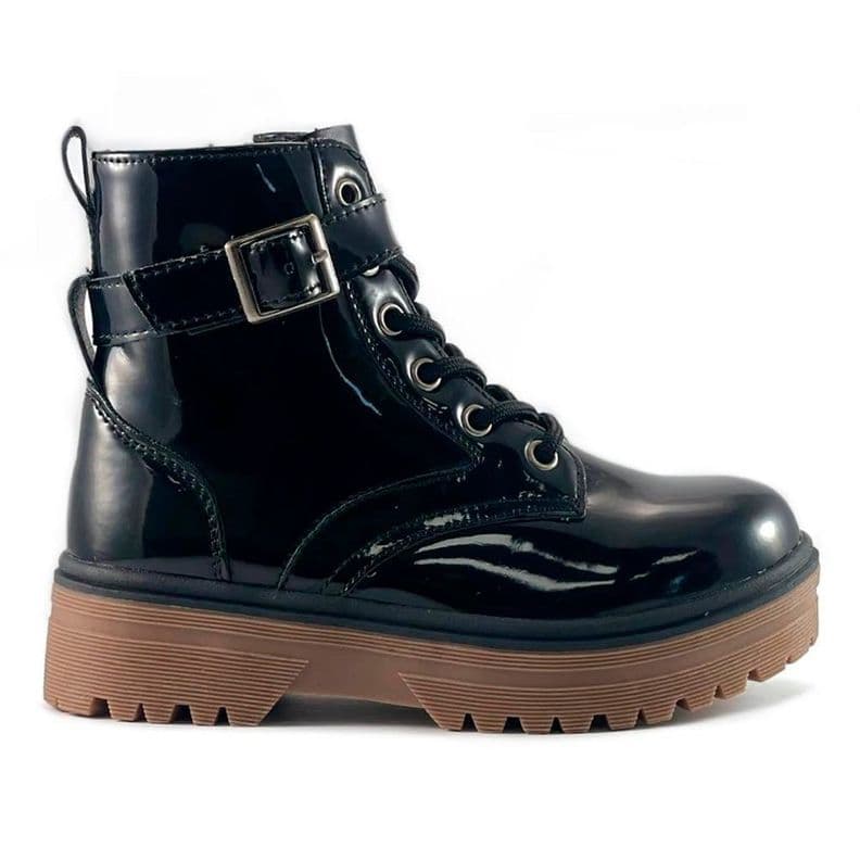Botin Black Con Bolsillo Removible Nina Verazzi Negro 30