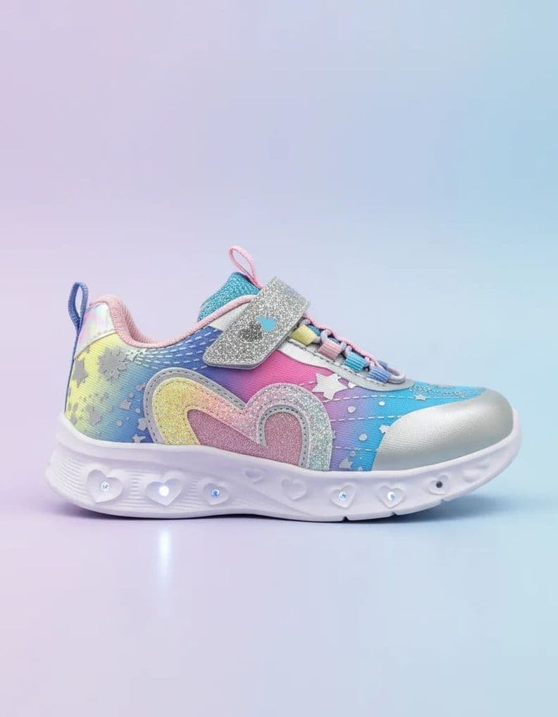 Zapatillas Con Luces Nina Verazzi Rosado 29