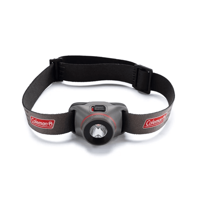 Lampara Frontal Led Coleman Resistente Al Agua, Con 4 Modos 100 Lm Gris