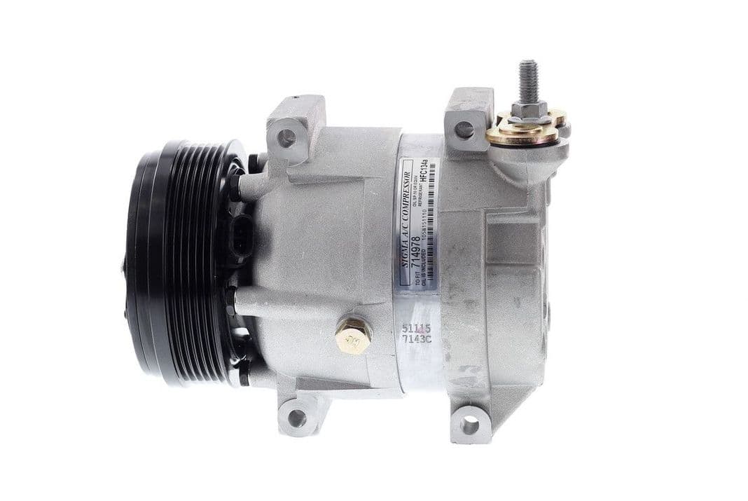 COMPRESOR DE AC V5 6PK 12V 133MM AVEO/KOREA (AFTERMARKET)
