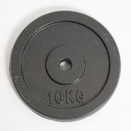 Disco para Pesas 10 kg Acero de Alta Resistencia
