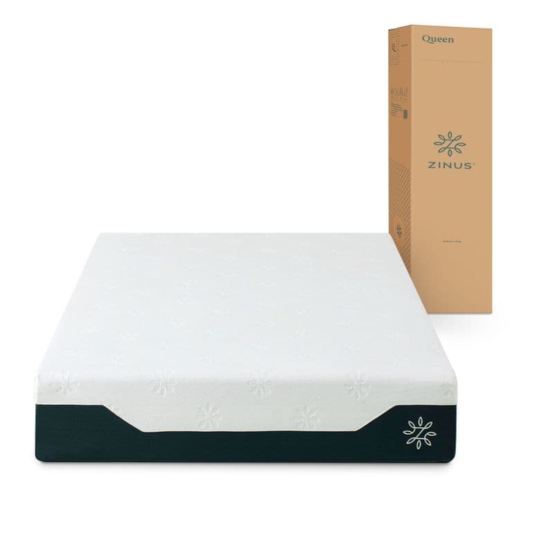 Colchon Super King Hibrido Cooling Gel Zinus 200x200x30cm Blanco