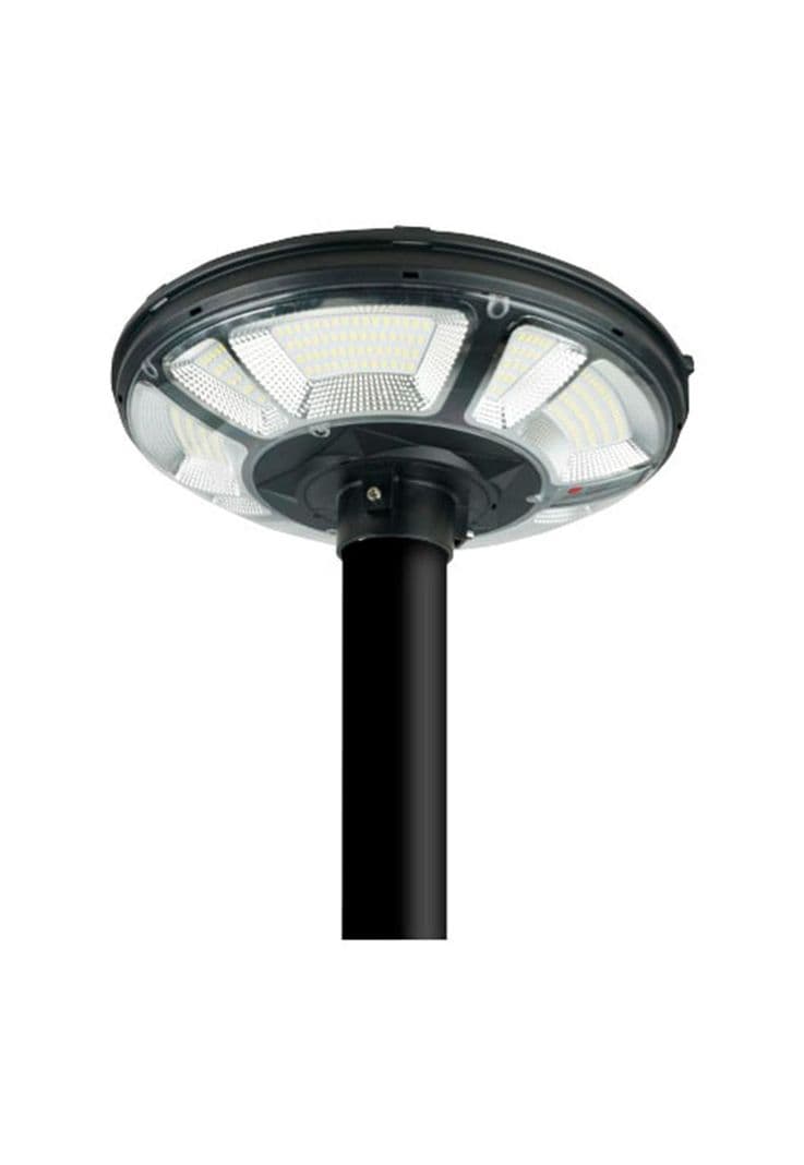 Luminaria Pagoda 150W Con Panel Solar Integrado y Sensor Negro
