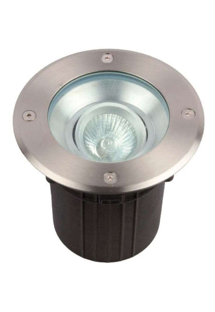 Foco Empotrado Basculante Piso Exterior Byp Gris Oscuro
