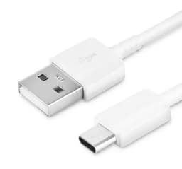 Cable Usb 3.0 Tipo C Carga Rapida Certificado Antiquiebre Blanco