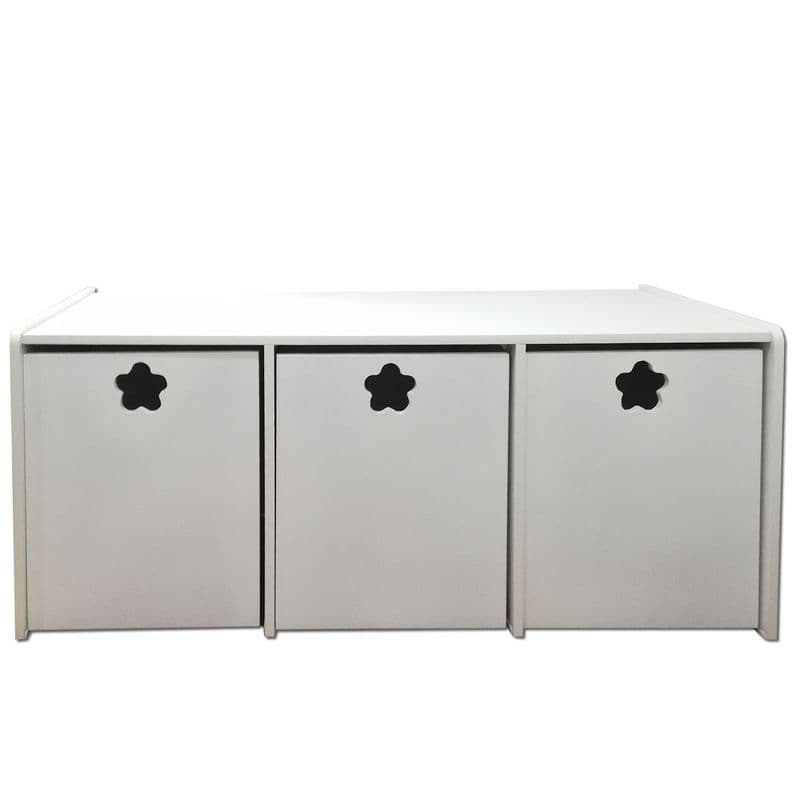 Juguetera 3 M Blanco Flor
