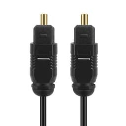 Cable Audio Optico Digital Toslink Fibra Optica Negro