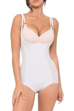 Body Mujer Ajustable Modelador Silueta Perfecta Y Push Up 795 Blanco XL-XXL