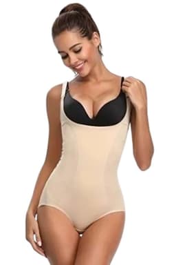 Body Mujer Ajustable Modelador Silueta Perfecta Y Push Up 795 Beige XL-XXL