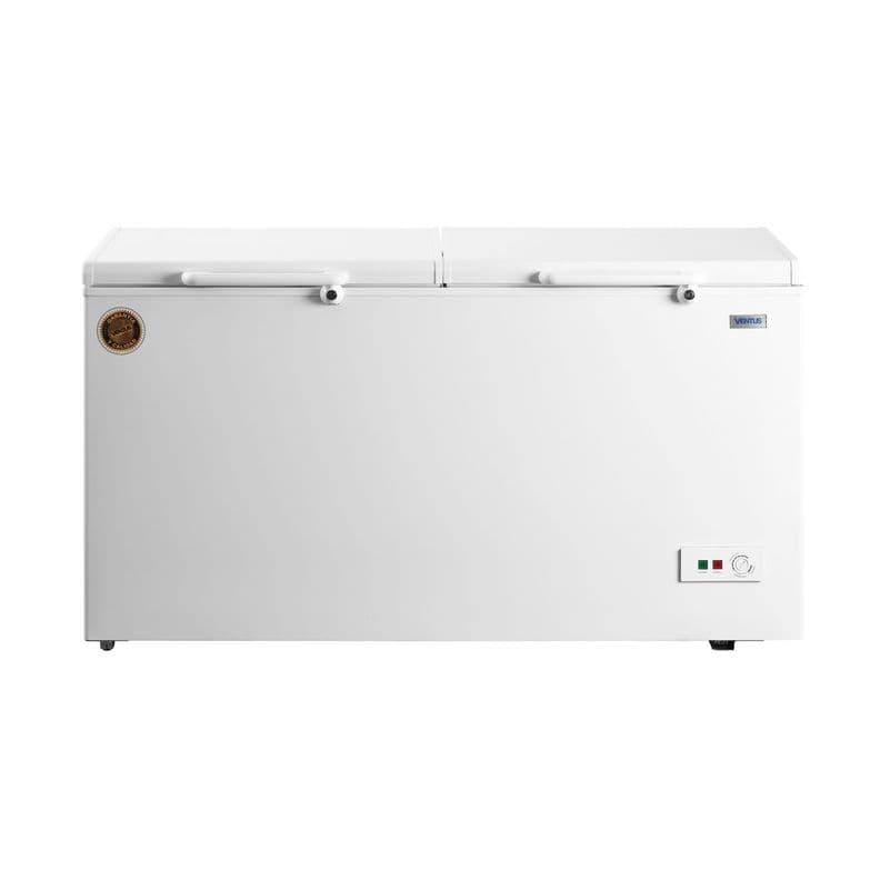 Ventus Conservadora CTVD-430LED Tapa Dura 2 Puertas 394 Lts Blanco