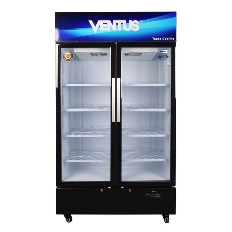 Ventus Visi-Cooler LG-900TC Turbo Cooling 2 Puertas 900 Lts Negro