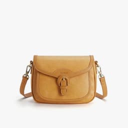 Ecosusi Cartera Bandolera Evelina de Papel Lavable Ecologico Ambar Naranjo Oscuro