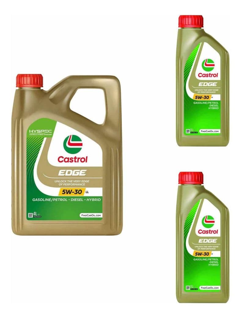 Castrol Edge 5w-30 Ll 6 Lt Dpf Sintetico Diesel Bencinero Dorado 25