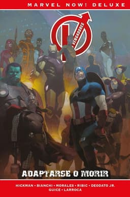 Comic Los Vengadores De J. Hickman 05 Adaptarse O Morir (Marvel Now! Deluxe) Blanco