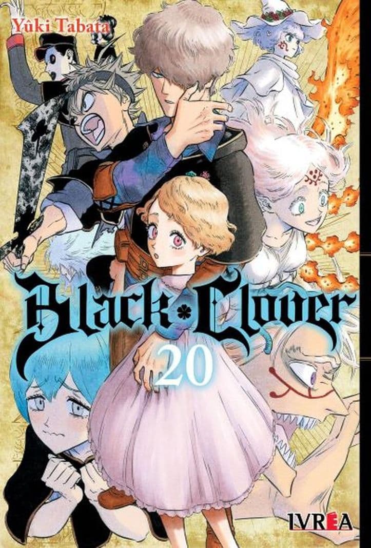 Manga Black Clover 20 Ivrea Argentina Blanco
