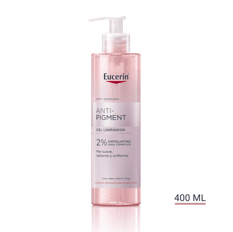 EUCERIN Antipigment Gel limpiador Facial Antimanchas 400ml Transparente