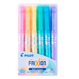 Destacador Pilot Frixion Light Borrable 6 Colores Neon