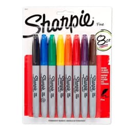Set 8 Colores Marcador Sharpie Permanente Punta Fina