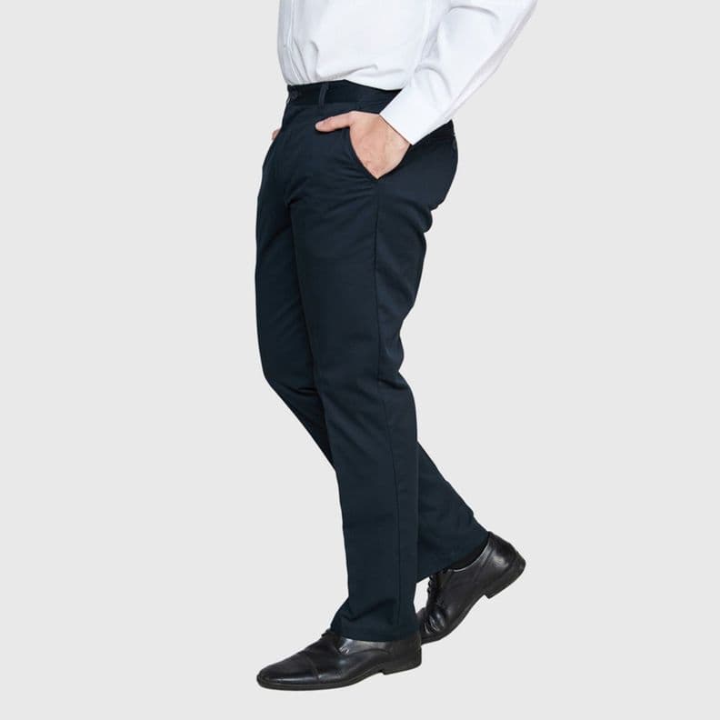 Pantalon Gabardina T/C Hombre Azul marino 56