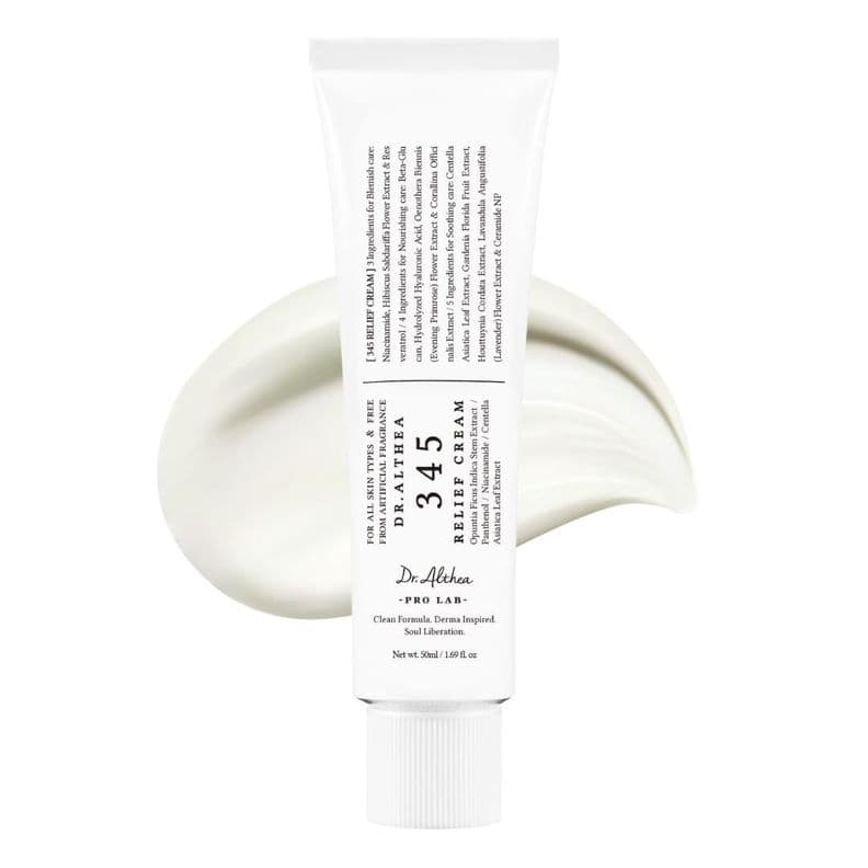 345 Relief Cream (Dr. Althea) - 50ml Crema calmante con centella asiatica y Houttuynia Cordata