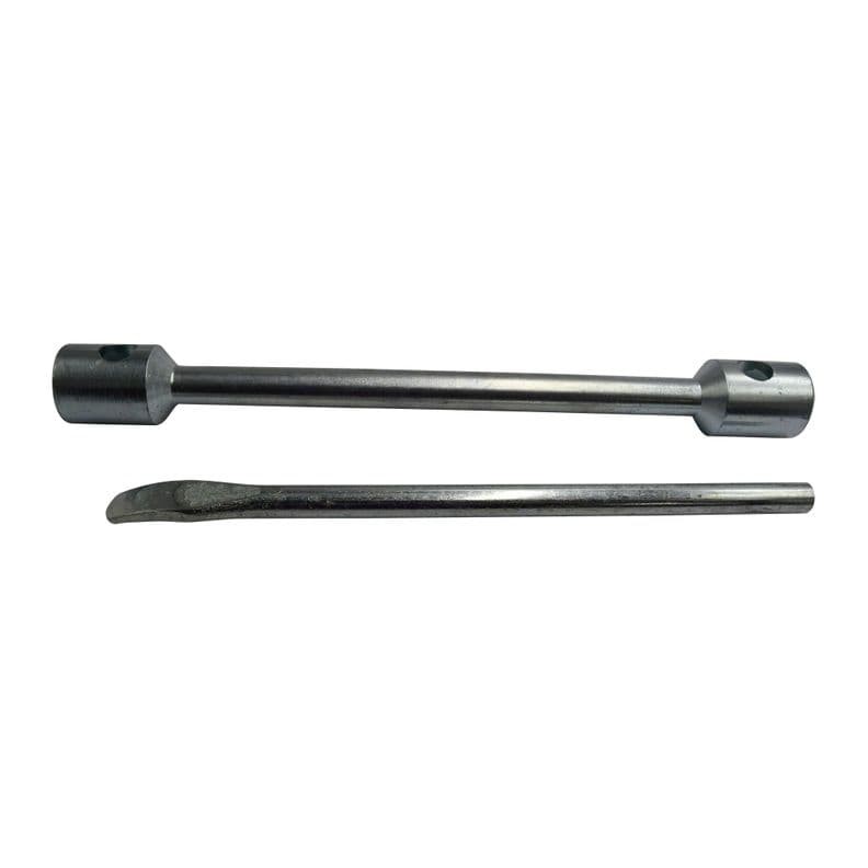 Llave De Rueda Con Barrote 32x33 Para Camion Plateado Metalico