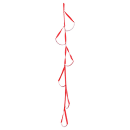 Escalera Para Trepar 2.44 m Slackers Climbers Ladder 8 Ft Rojo