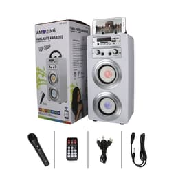 Parlante Bluetooth karaoke HIP-HOP. Blanco