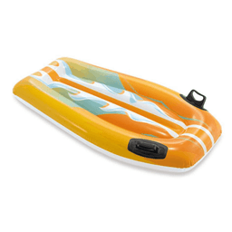 Flotador Inflable Tabla De Body 112x62 Cm Naranja Naranjo