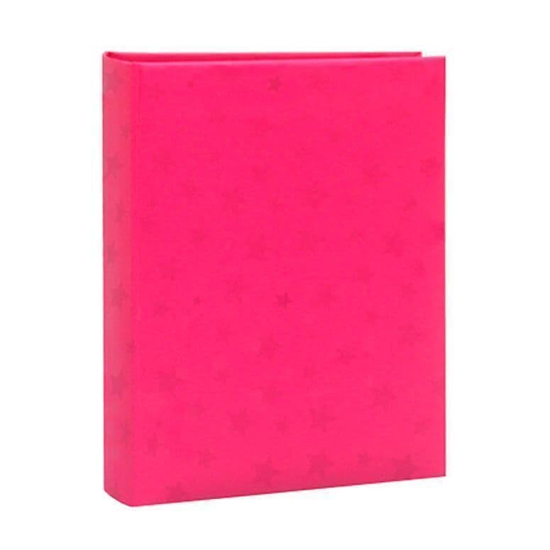 Album hojas negras papel estrella. para ensobrar 13x18 cm / 100F Fucsia