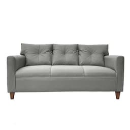 Sofa Mateo Chenille Gris Pata Madera 3C