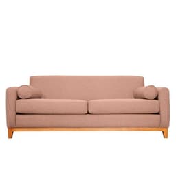 Sofa Meli Felpa Palo Rosa 3 Cuerpos