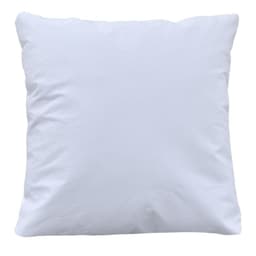 Funda Cojin Decorativo EcoCuero Blanco 45x45